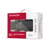 Seinä laturi Axagon ACU-PD20 1x QC3.0/AFC/FCP/PD Type-C 20W musta