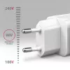 Axagon ACU-PD20W seinälaturi 1x QC3.0/AFC/FCP/PD Type-C 20W valkoinen