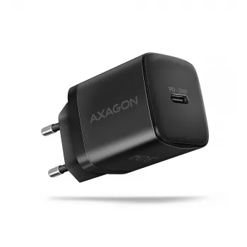 Axagon ACU-PD30 PD3.0 & QC4+ 1x lähtö seinälaturi 30W, sisätila, AC, musta