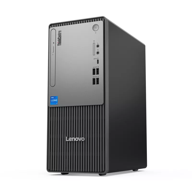 Lenovo ThinkCentre neo 50t Gen 5 Intel® Core™ i3 i3-14100 8 GB DDR5-SDRAM 512 GB SSD Windows 11 Pro Tower PC musta, harmaa