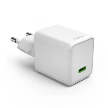 Hama 00201983 laturi mobiililaitteille kuulokkeet, kannettava, powerbank, älypuhelin, tabletti valkoinen AC pikalataus sisäkäyttö