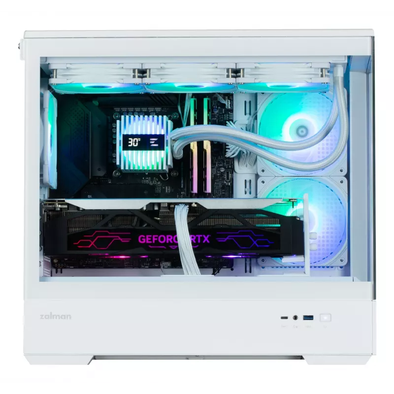 Zalman P30 V2 Mini Tower valkoinen