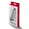 Axagon HMC-6G2L USB 10Gbps -keskitin, 2x USB-A, 1x USB-C, HDMI 4k/60Hz, RJ-45, PD 100W