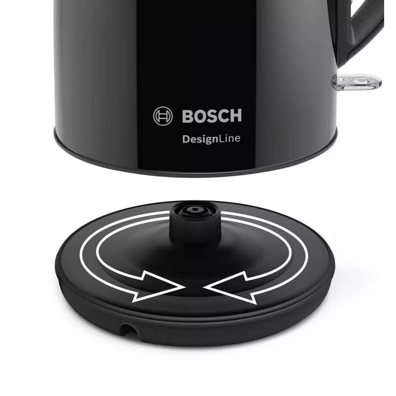 Bosch TWK3P423 vedenkeitin 1,7 l 2400 W musta