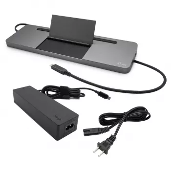 i-tec Metal SB-C ergonominen 4K 3x näyttö -telakointiasema Power Delivery 85 W + yleislaturi 100 W