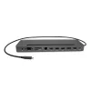 i-tec Metal SB-C ergonominen 4K 3x näyttö -telakointiasema Power Delivery 85 W + yleislaturi 100 W