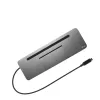 i-tec Metal SB-C ergonominen 4K 3x näyttö -telakointiasema Power Delivery 85 W + yleislaturi 100 W