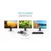 i-tec Metal SB-C ergonominen 4K 3x näyttö -telakointiasema Power Delivery 85 W + yleislaturi 100 W