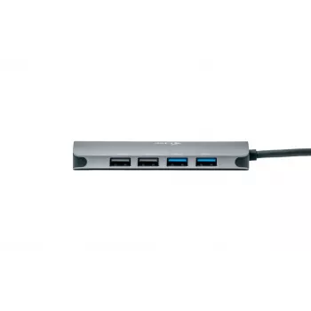 i-tec Metal USB-C Nano 2x näyttö -telakointiasema PD 100 W + laturi 100W