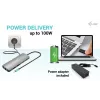 i-tec Metal USB-C Nano 2x näyttö -telakointiasema PD 100 W + laturi 100W