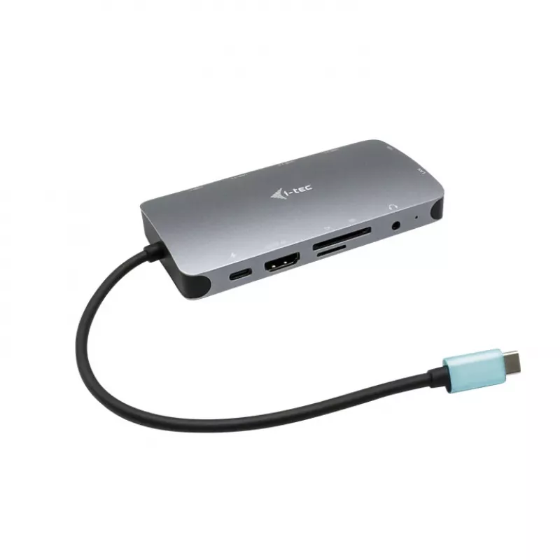 i-tec Metal USB-C Nano -telakka HDMI/VGA LAN + laturi 100 W