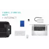 i-tec Metal USB-C Nano -telakka HDMI/VGA LAN + laturi 100 W