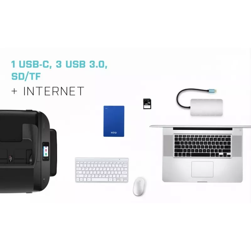 i-tec Metal USB-C Nano -telakka HDMI/VGA LAN + laturi 100 W