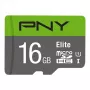 PNY Micro SD Elite 16GB Class 10 UHS-I U1 + SD-sovitin luku 100 MB/s