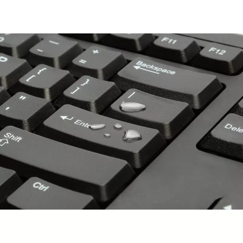 Kensington K63727WW, Full-size (100%), johdollinen, USB, kalvo, QWERTY, musta