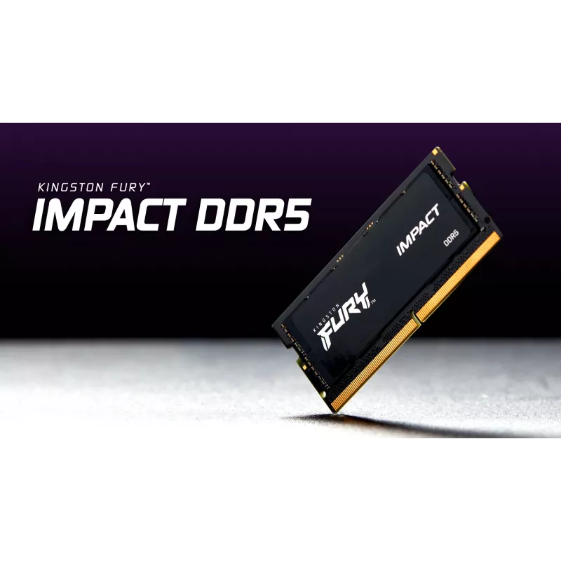 Kingston Technology FURY 32 GB 5600 MT/s DDR5 CL40 SODIMM (2 kpl pakkaus) Impact PnP