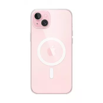 Clear Case Cover Apple iPhone 15 Plus MagSafe läpinäkyvä