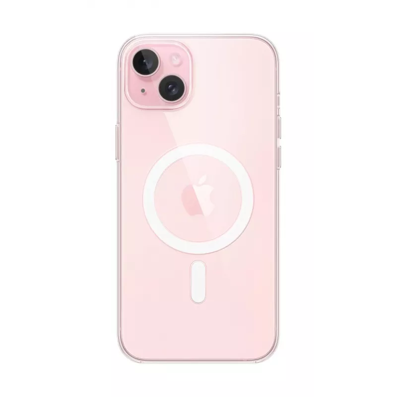 Clear Case Cover Apple iPhone 15 Plus MagSafe läpinäkyvä