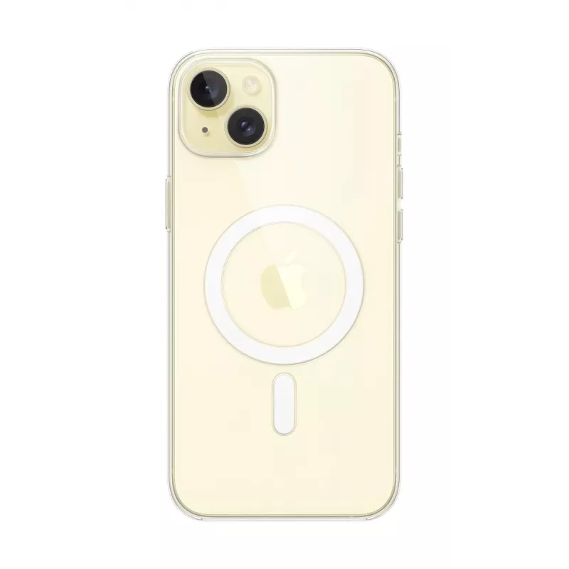 Clear Case Cover Apple iPhone 15 Plus MagSafe läpinäkyvä