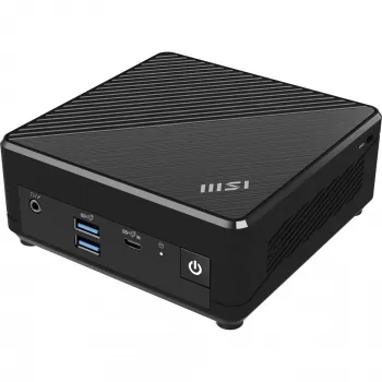 MSI Cubi N ADL S-078EU Intel® N N100 4 GB DDR4-SDRAM 128 GB SSD Windows 11 Pro Mini-PC musta