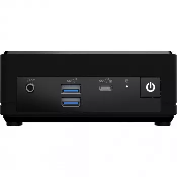 MSI Cubi N ADL S-078EU Intel® N N100 4 GB DDR4-SDRAM 128 GB SSD Windows 11 Pro Mini-PC musta