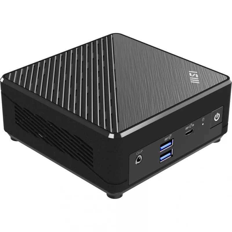 MSI Cubi N ADL S-078EU Intel® N N100 4 GB DDR4-SDRAM 128 GB SSD Windows 11 Pro Mini-PC musta
