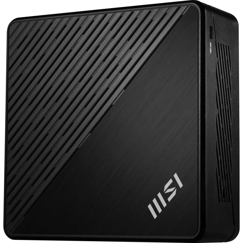 MSI Cubi N ADL S-078EU Intel® N N100 4 GB DDR4-SDRAM 128 GB SSD Windows 11 Pro Mini-PC musta