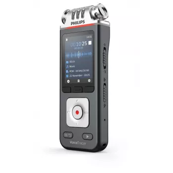 Philips VoiceTracer musta, harmaa