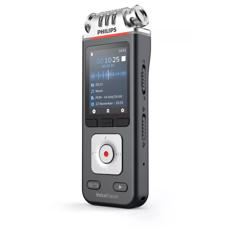 Philips VoiceTracer musta, harmaa