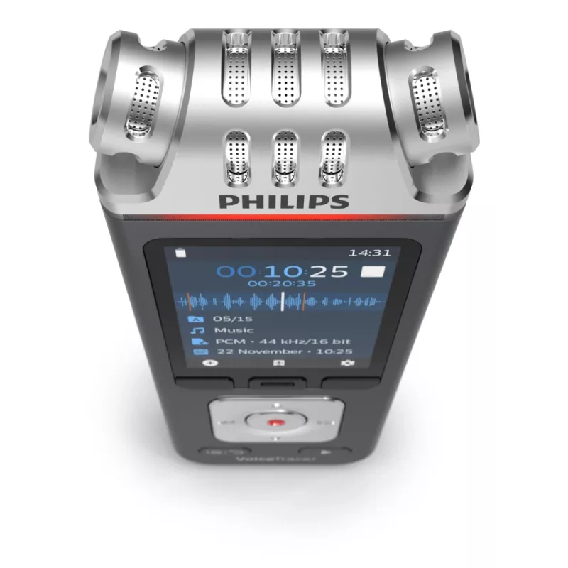 Philips VoiceTracer musta, harmaa