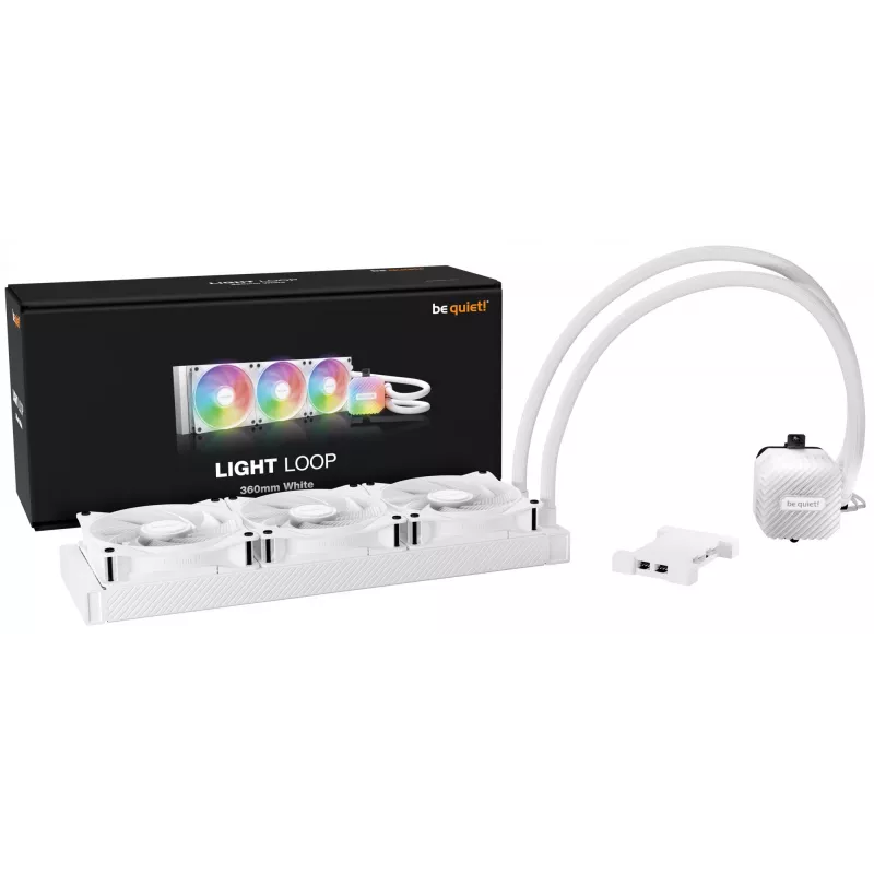 be quiet LIGHT LOOP 360mm valkoinen prosessori All-in-One-nestekühler 12 cm 1 kpl