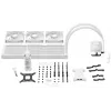 be quiet LIGHT LOOP 360mm valkoinen prosessori All-in-One-nestekühler 12 cm 1 kpl