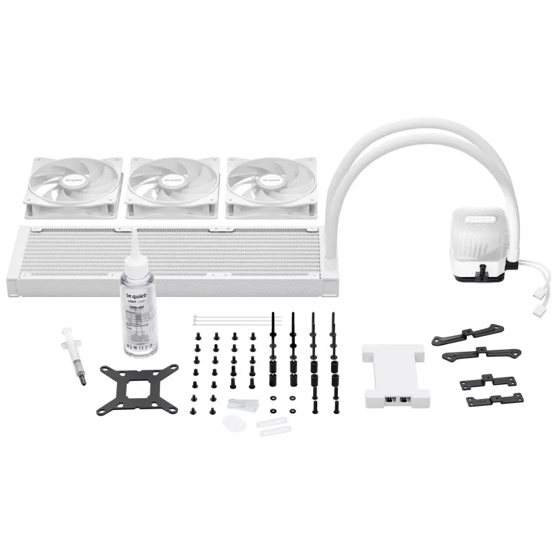 be quiet LIGHT LOOP 360mm valkoinen prosessori All-in-One-nestekühler 12 cm 1 kpl