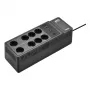 APC Back-UPS, 1050VA/600W lattia-/seinäasennus, 230V, 8x Schuko CEE 7/3 -pistorasia, USB Type A+C -liitäntä, vaihdettava akku