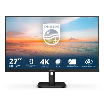 Philips 27E1N1800A/00 tietokonenäyttö 68,6 cm (27 inch) 3840 x 2160 pikseliä 4K Ultra HD LED musta