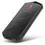 Axagon EEM2-GAM ulkoinen USB-C 10Gbps metallikotelo M.2 NVMe & SATA SSD-asemille. Ruuviton