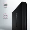 Axagon EEM2-UB2 ulkoinen USB-C 10Gbps metallikotelo M.2 NVMe SSD-asemille. Musta