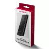 Axagon EEM2-UB2 ulkoinen USB-C 10Gbps metallikotelo M.2 NVMe SSD-asemille. Musta