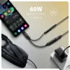 Axagon ADA-HCPD USB-C - 3,5 mm liitäntä – Hi-Res-DAC-audiosovitin, 384 kHz/32 bit, PD 60 W 3 A