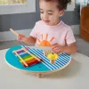 Fisher-Price puinen musiikkipöytä lyömäsoittimilla, 3 puuosaa