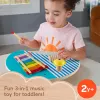 Fisher-Price puinen musiikkipöytä lyömäsoittimilla, 3 puuosaa