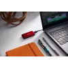 Kingston Technology 2TB XS1000 punainen ulkoinen USB 3.2 Gen 2 kannettava SSD-asema