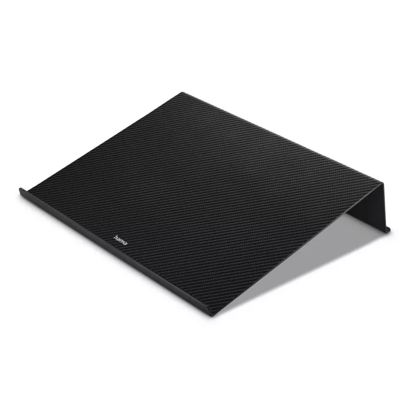 Hama Carbon kannettavan teline, hiilikuitumainen ulkoasu, enintään 46,7 cm (18,4 tuumaa), musta