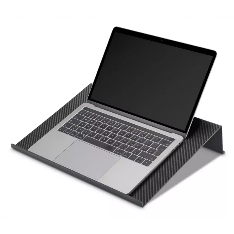 Hama Carbon kannettavan teline, hiilikuitumainen ulkoasu, enintään 46,7 cm (18,4 tuumaa), musta