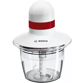 Bosch MMRP1000 sähköinen silppuri 0,8 L 400 W punainen, läpinäkyvä, valkoinen