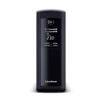 CyberPower VP1600ELCD keskeytymätön virransyöttö (UPS) Line-Interactive 1,6 kVA 960 W 5 AC-lähtöä