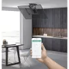 Techly moottoroitu kääntyvä katto-TV-teline Smart Home -integraatio televisioille 32–70