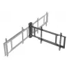 TECHLY 368697 TV-seinäteline 32–75 inch näytöille, sähköinen säätö, max. kantavuus 50 kg
