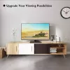 Techly ICA-LCD 323S pöytäjalusta TV:lle / näytölle, 23–43 tuumaa (58,4–109,2 cm), 40 kg, kääntyvä, VESA 200x200, karkaistu lasijalusta, musta
