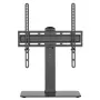 Techly ICA-LCD 323M pöytäjalusta TV:lle / näytölle, 32–55 tuumaa (81,3–139,7 cm), 40 kg, kääntyvä, VESA 400x400, karkaistu lasijalusta, musta